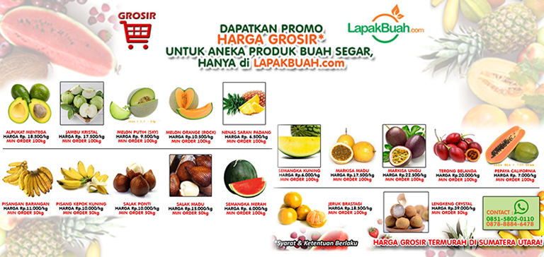 harga grosir buah update